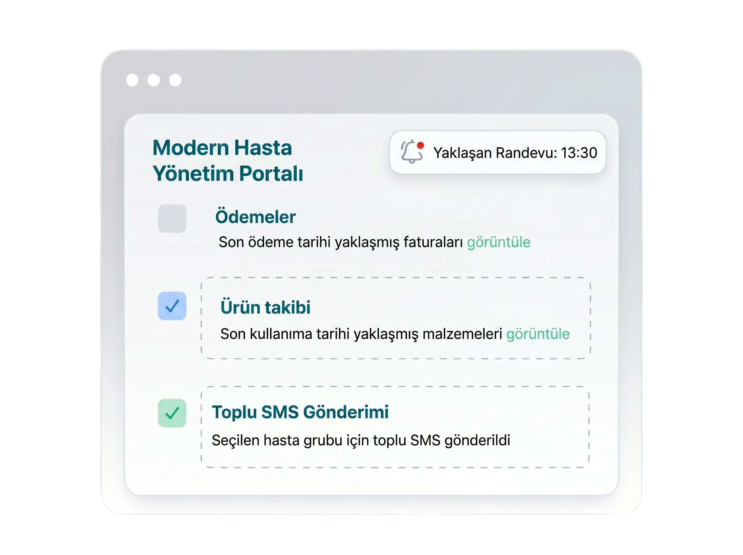 Nexentio Akıllı Klinik Asistanı İş Akışı